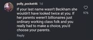 Instagram user's comment on Nelly's post
